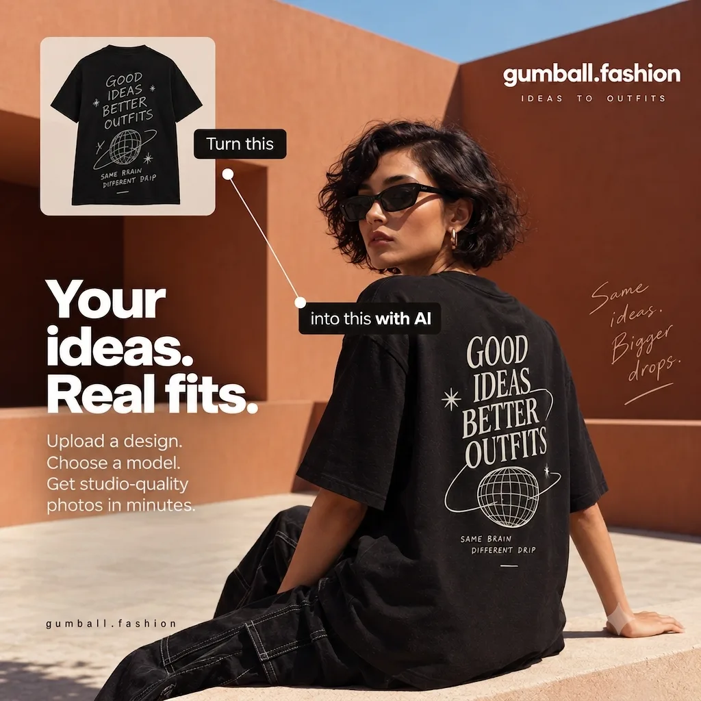 Clothing brand campaign imagery example